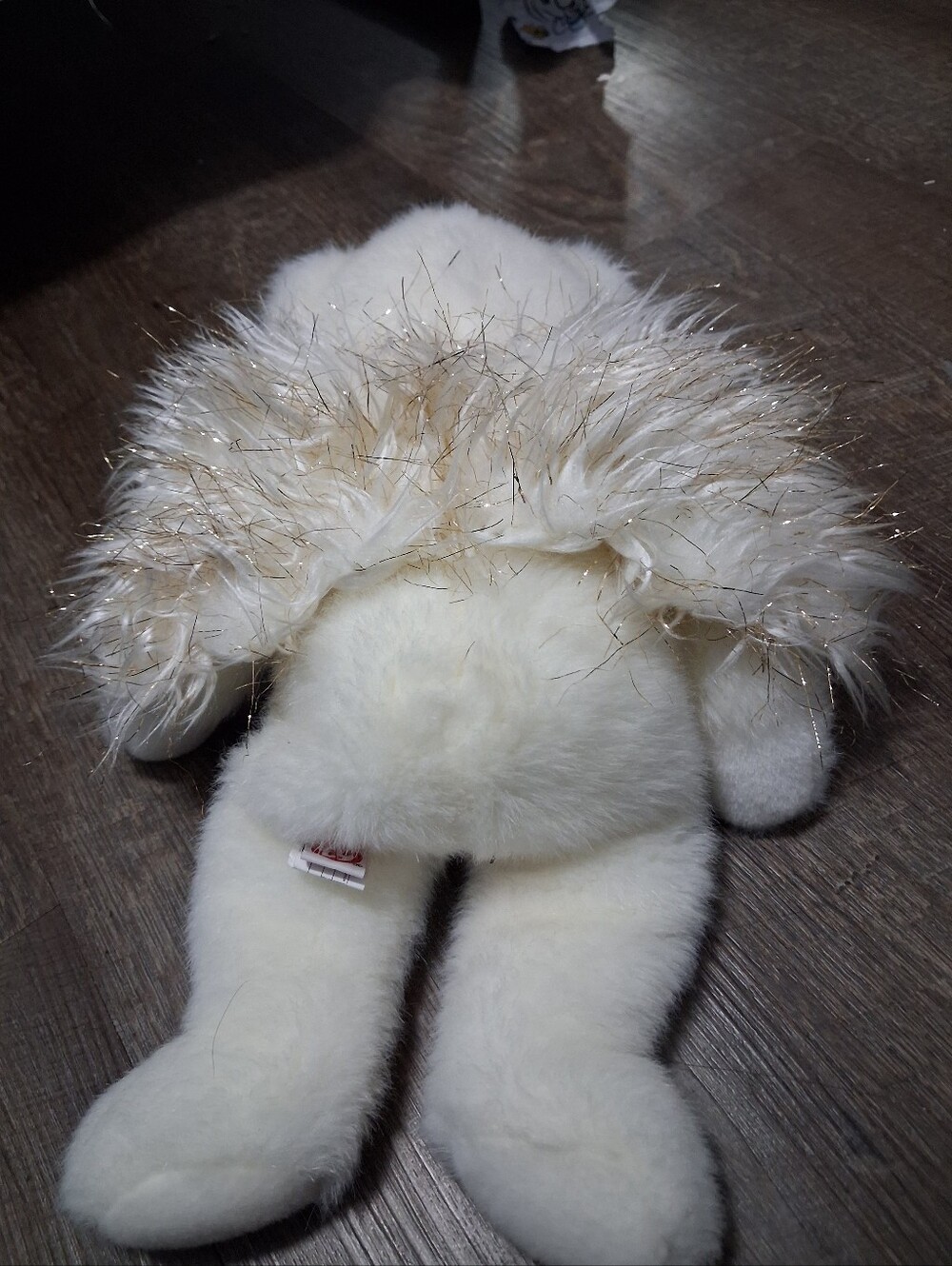 Vintage TY Beanie Babies Beanie Buddies Divine the Angel Bear Plush Stuffed Toy - Picture 2 of 3